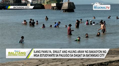 Sinulit ang huling araw ng bakasyon bago umuwi ng Maynila.